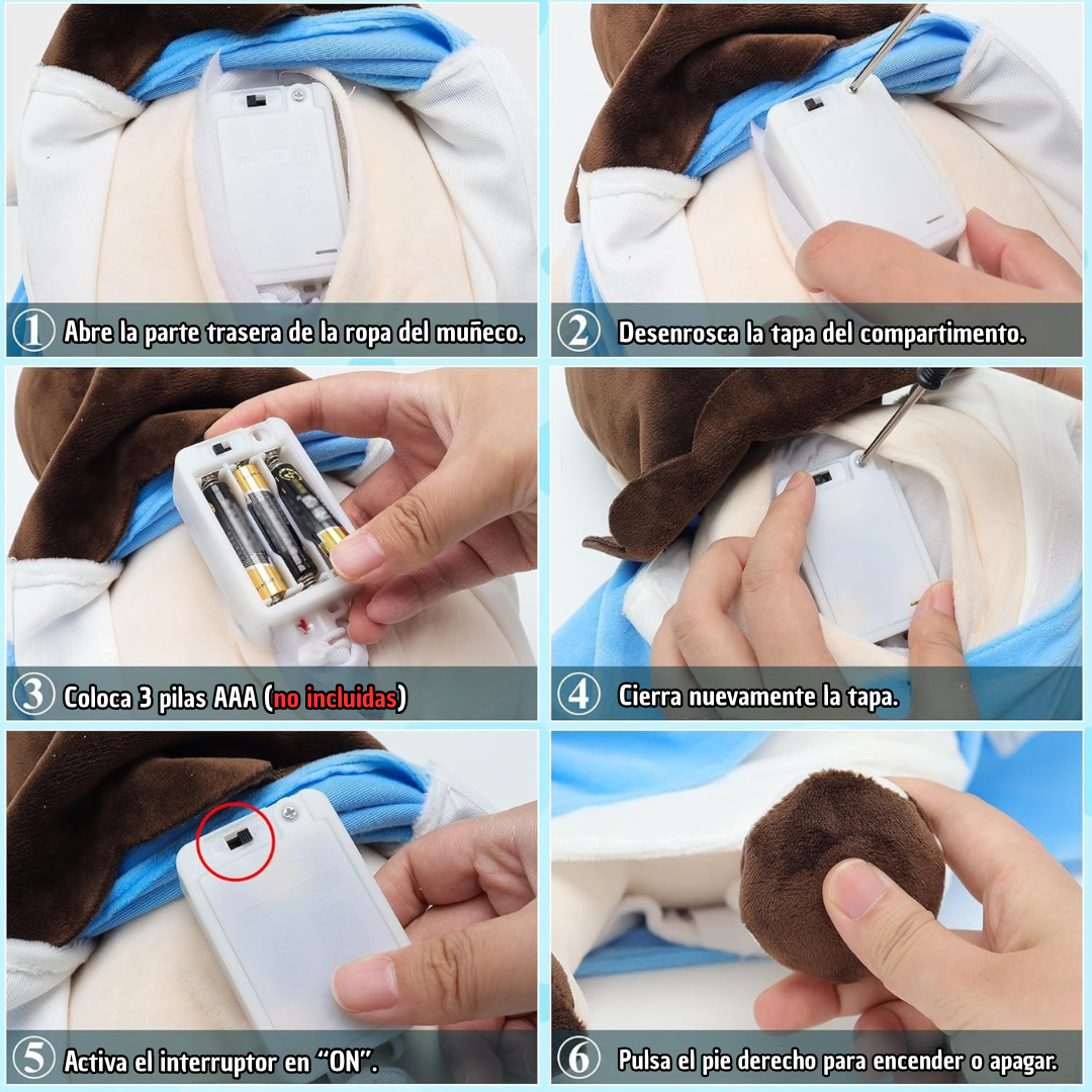 Plush Toy with Anti-Anxiety Breathing